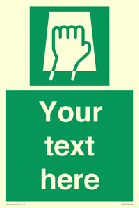 Custom Push Pad Sign